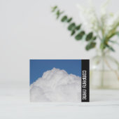 Seitenband - Cumulus Cloud Visitenkarte (Stehend Vorderseite)