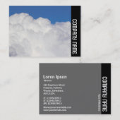 Seitenband - Cumulus Clouds Visitenkarte (Vorne/Hinten)