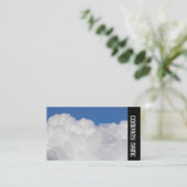 Seitenband - Cumulus Clouds Visitenkarte (Stehend Vorderseite)