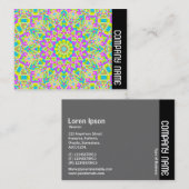 Seitenband - Farbiges Kaleidoskop 02 Visitenkarte (Vorne/Hinten)