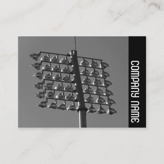 Seitenband - Flutlichter (B&W) Visitenkarte (Vorderseite)