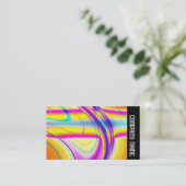 Seitenband - Fraktal Abstrakt 061012f Visitenkarte (Stehend Vorderseite)