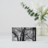 Seitenband - Hochkontrast Visitenkarte (Stehend Vorderseite)