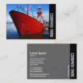 Seitenband - Leichtschiff Visitenkarte (Vorne/Hinten)