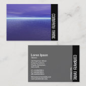 Seitenband - Lila Morgenröte Visitenkarte (Vorne/Hinten)