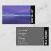 Seitenband - Lila Morgenröte Visitenkarte (Vorne/Hinten)