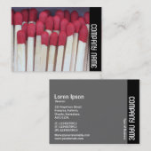 Seitenband - Matches 02 Visitenkarte (Vorne/Hinten)