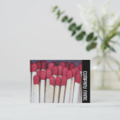 Seitenband - Matches 02 Visitenkarte (Stehend Vorderseite)