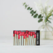 Seitenband - Matches Visitenkarte (Stehend Vorderseite)