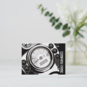 Seitenband - Motorrad-Geschwindigkeitsmesser Visitenkarte (Stehend Vorderseite)