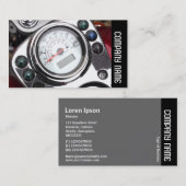 Seitenband - Motorrad-Geschwindigkeitsmesser Visitenkarte (Vorne/Hinten)