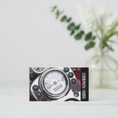 Seitenband - Motorrad-Geschwindigkeitsmesser Visitenkarte (Stehend Vorderseite)