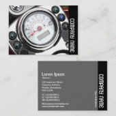 Seitenband - Motorrad-Geschwindigkeitsmesser Visitenkarte (Vorne/Hinten)