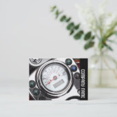 Seitenband - Motorrad-Geschwindigkeitsmesser Visitenkarte (Stehend Vorderseite)