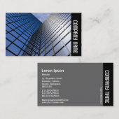 Seitenband - Reflektiver Büroblock Visitenkarte (Vorne/Hinten)