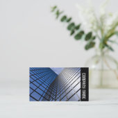 Seitenband - Reflektiver Büroblock Visitenkarte (Stehend Vorderseite)