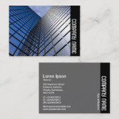 Seitenband - Reflektiver Büroblock Visitenkarte (Vorne/Hinten)