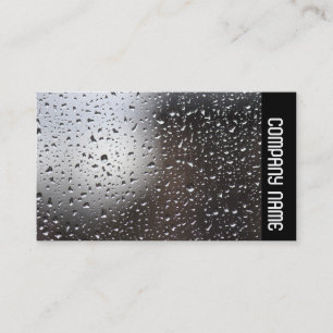 Seitenband - Regen auf einem Fenster Visitenkarte