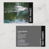 Seitenband - Sparkling River Visitenkarte (Vorne/Hinten)