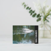 Seitenband - Sparkling River Visitenkarte (Stehend Vorderseite)