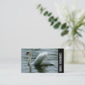 Seitenband - Swan Visitenkarte (Stehend Vorderseite)