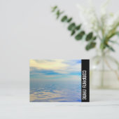 Seitenband - Tropisches Meer Visitenkarte (Stehend Vorderseite)
