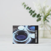 Seitenband - Vintage TLR-Kamera Visitenkarte (Stehend Vorderseite)