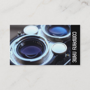 Seitenband - Vintage TLR-Kamera Visitenkarte