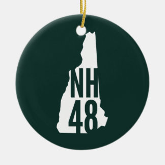 Seitenende-Verzierung des New Hampshire-4000 Keramik Ornament