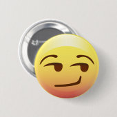 Seitenflüchtiger blick eingebildetes Emoji Button (Vorne & Hinten)