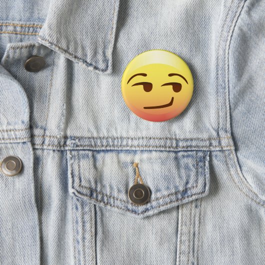Seitenflüchtiger blick eingebildetes Emoji Button (Beispiel)