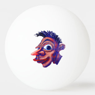 Seitengutaussehender Tischtennisball