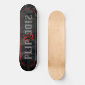 Seitenkarte gedreht skateboard (Vorderseite)