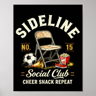 Seitennote Social Club Cheer Snack Wiederholung So Poster