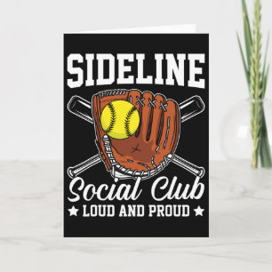Seitennote Social Club Laut Und Stolz Retro-Mutter Karte