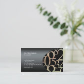 Seitennummern der Visitenkarte des Rechnungsführer (Stehend Vorderseite)