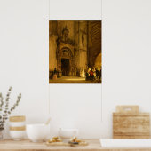 Seitenportal der Kathedrale Como, 1850 Poster (Küche)