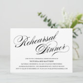 SEITENProben-ABENDESSEN-EINLADUNG DES Einladung (Stehend Vorderseite)