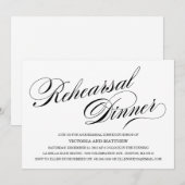 SEITENProben-ABENDESSEN-EINLADUNG DES Einladung (Vorne/Hinten)