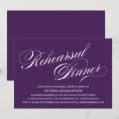 SEITENProben-ABENDESSEN-EINLADUNG DES Einladung (Vorne/Hinten)