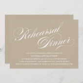 SEITENProben-ABENDESSEN-EINLADUNG DES Einladung (Vorne/Hinten)