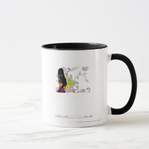 Seitenprofil einer Frauenaufstellung Tasse