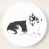 Seitenprofil-Pause Getränkeuntersetzer (Vorne)