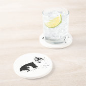 Seitenprofil-Pause Getränkeuntersetzer (Seite)