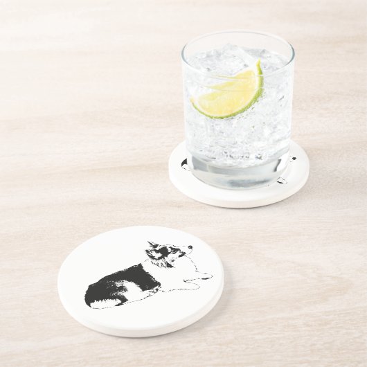 Seitenprofil-Pause Getränkeuntersetzer (Seite)