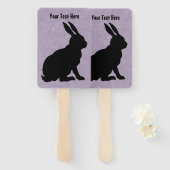 Seitenprofil Sitzgelegenheit Sonnenhase in Schwarz Fächer (Vorne und Hinten)