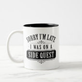 Seitenquest Zweifarbige Tasse (Links)