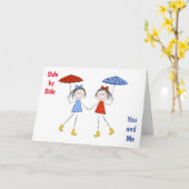 *SEITENS WIRD ES IMMER SEIN* FREUNDSCHAFTSKARTE KARTE (Gelbe Blume)