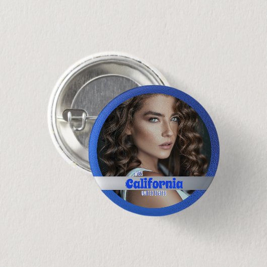 Seitenschaltfläche | Royal Blue Shimmer Button (Vorne & Hinten)