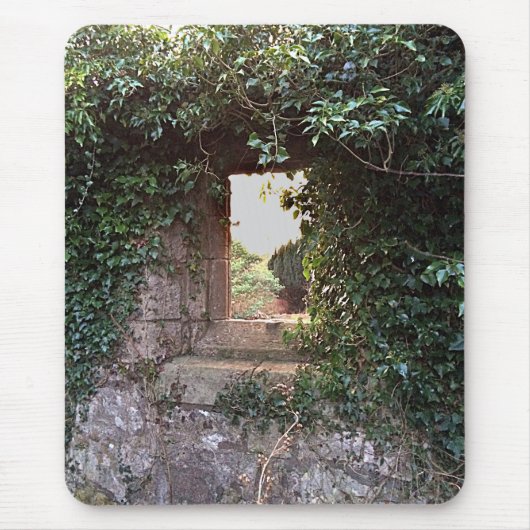 Seitenscheibe an der WestKirche Culross Mousepad (Vorne)